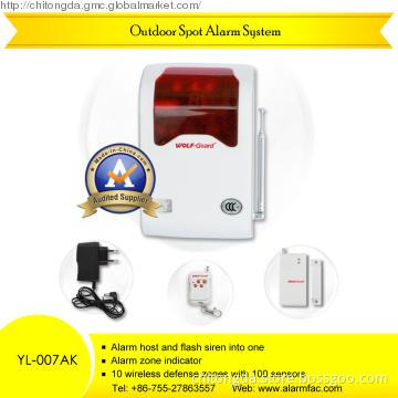 Wireless Mini Spot Security Alarm System with LED Display